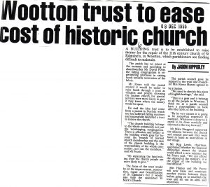 The Trust is launched - official launch at the first Annual Open Weekend 1996